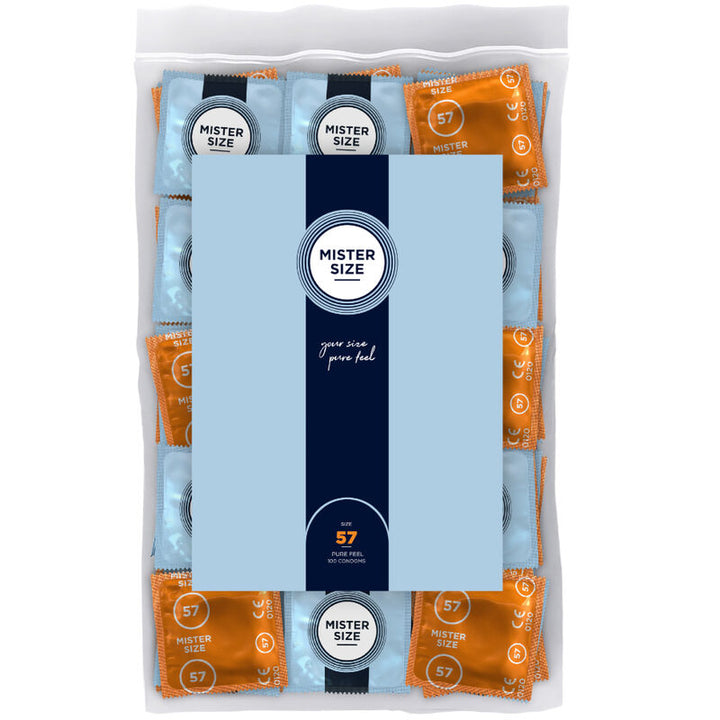 Mister Size - Condom Size L 57 Mm (100 Units)