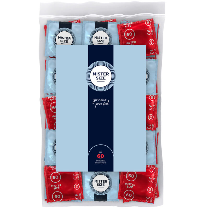 Mister Size - Condom Size XL 60 Mm (100 Units)