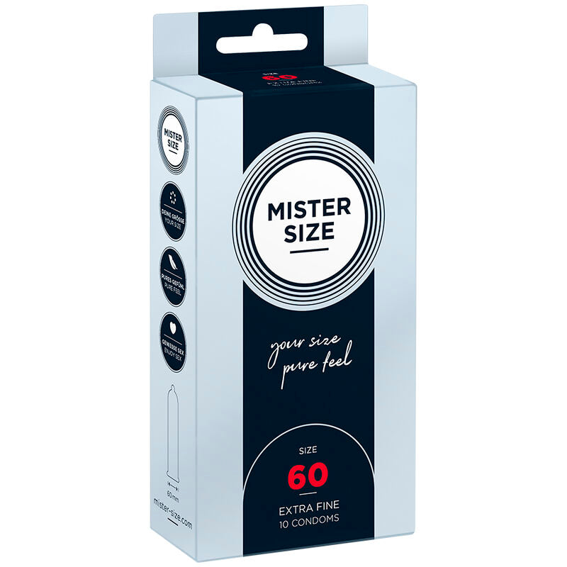 Mister Size - Condom Size XL 60 Mm (10 Units)