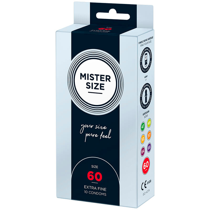 Mister Size - Condom Size XL 60 Mm (10 Units)