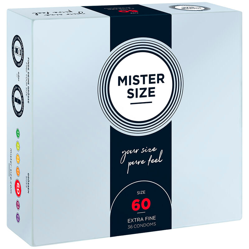 Mister Size - Condom Size XL 60 Mm (36 Units)