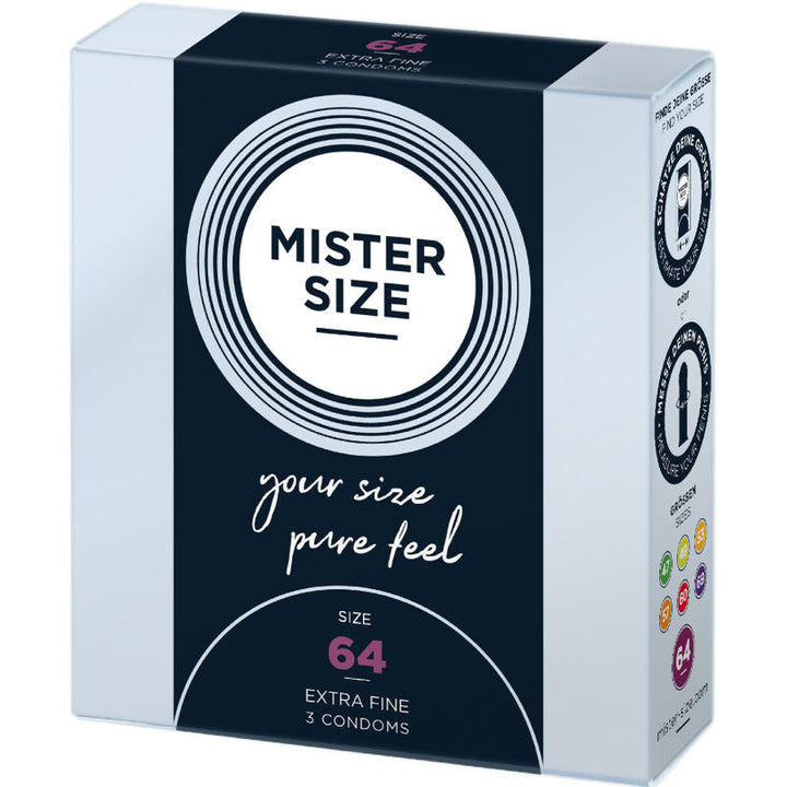 Mister Size - Condoms Size XXL 64 Mm (3 Units)