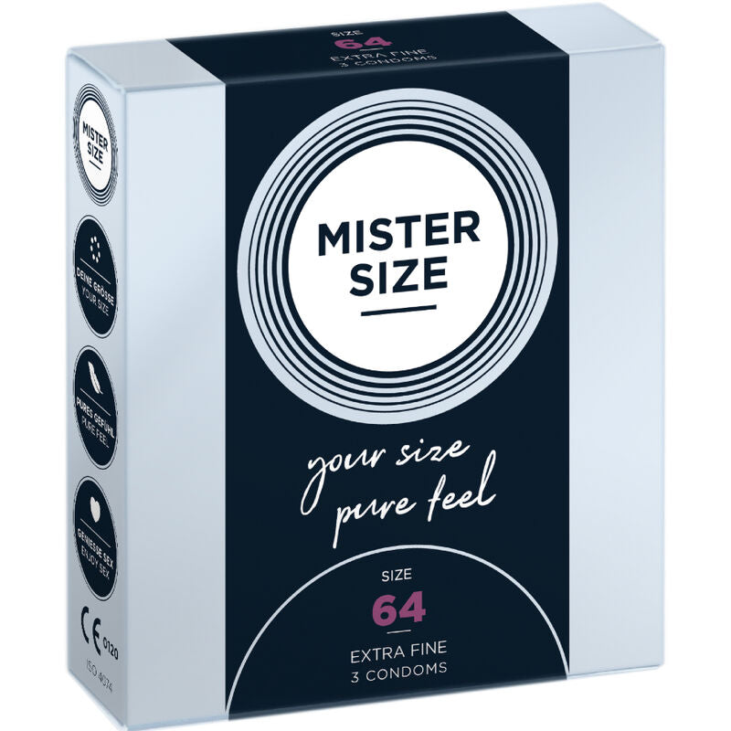 Mister Size - Condoms Size XXL 64 Mm (3 Units)