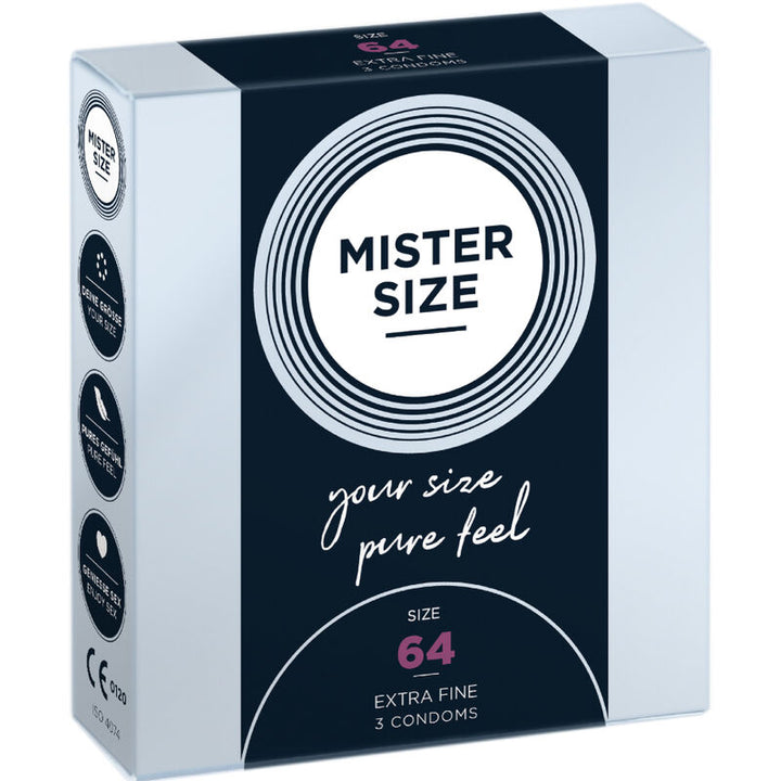 Mister Size - Condoms Size XXL 64 Mm (3 Units)