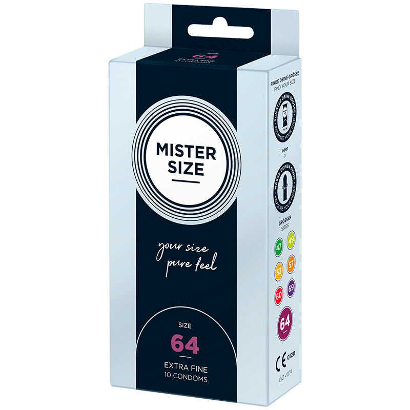 Mister Size - Condoms Size XXL 64 Mm (10 Units)