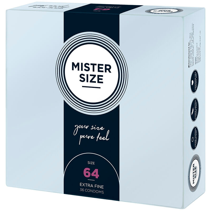 Mister Size - Condoms Size XXL 64 Mm (36 Units)