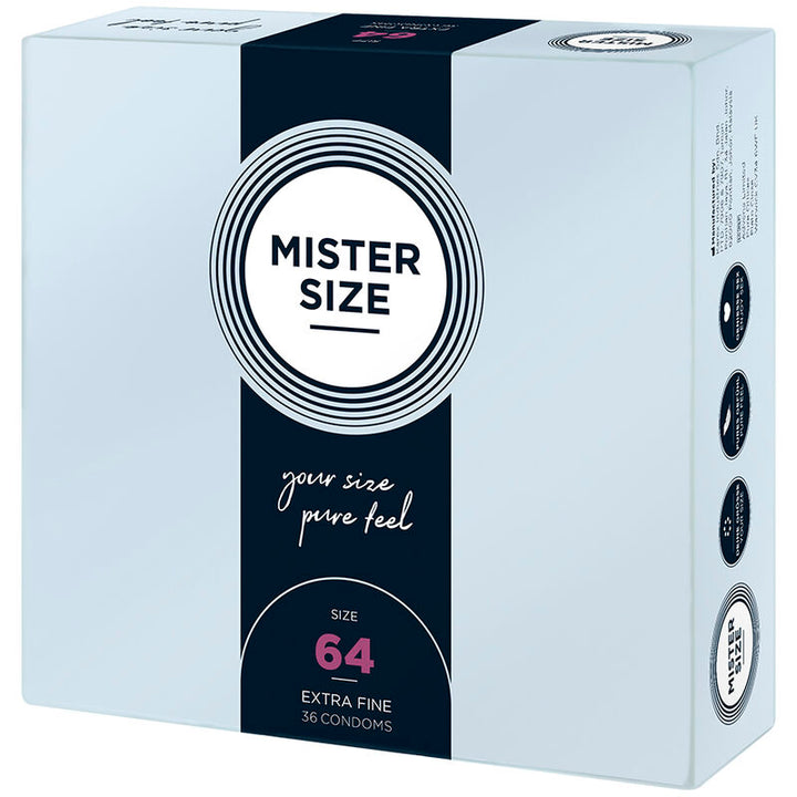 Mister Size - Condoms Size XXL 64 Mm (36 Units)