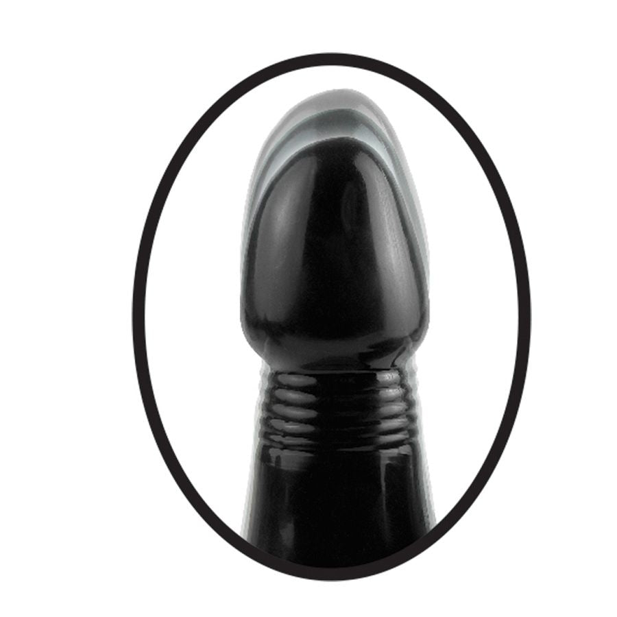 Anal Fantasy Plug Thruster Vibrator — Black silicone