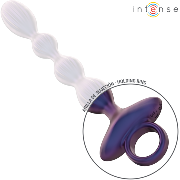 Intense Jackie Vibrating Anal Plug — Purple silicone
