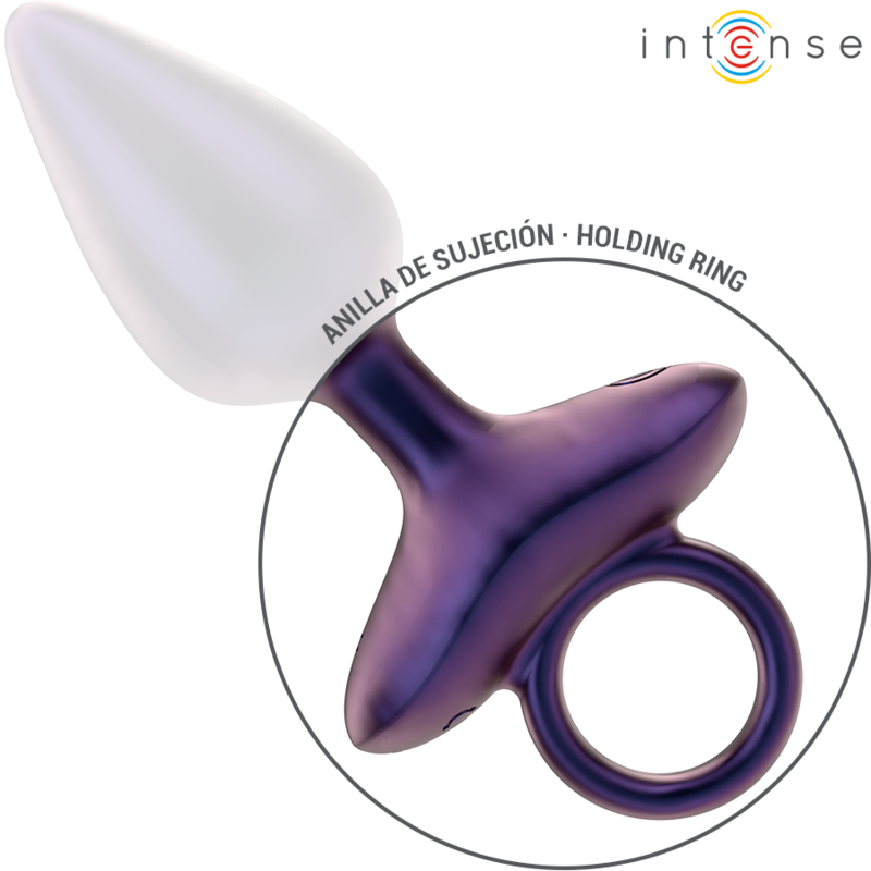 Intense Michael Vibrating Anal Plug — Purple silicone
