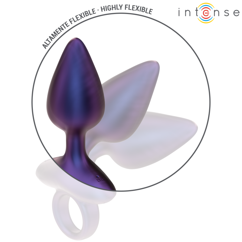 Intense Michael Vibrating Anal Plug — Purple silicone