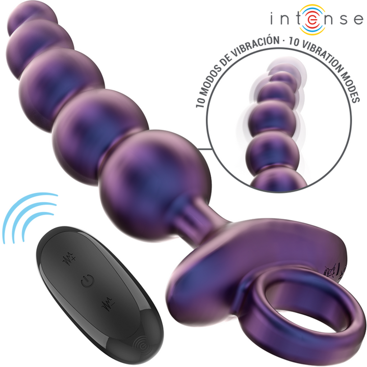 Intense Tito Vibrating Anal Plug — Purple Silicone