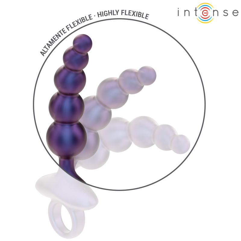 Intense Tito Vibrating Anal Plug — Purple Silicone