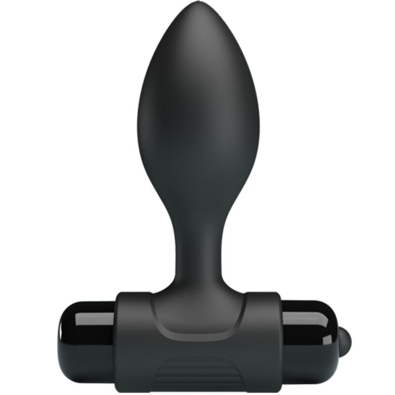 Pretty Love Vibra Butt - 10 Vibrations Anal Plug Black — Black