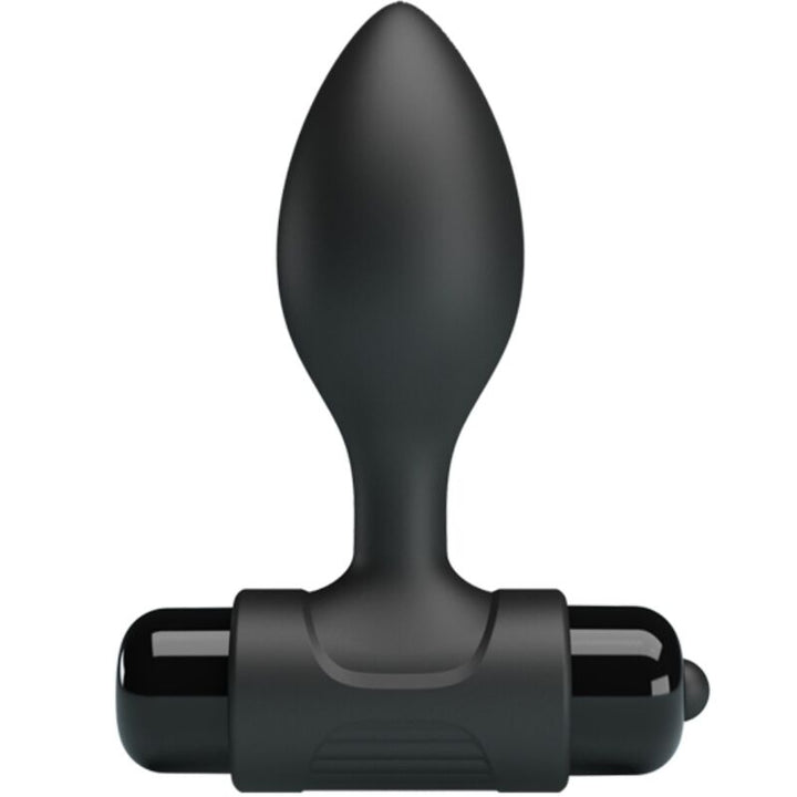 Pretty Love Vibra Butt - 10 Vibrations Anal Plug Black — Black
