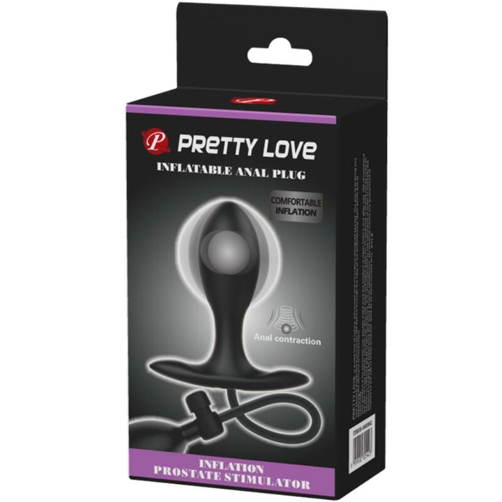 Pretty Love Inflatable Anal - Plug Black — Black