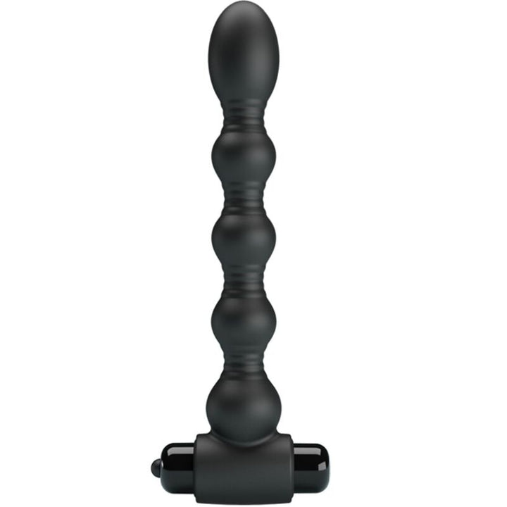Lynn Silicone Anal Plug 10 Vibrations Black — Black