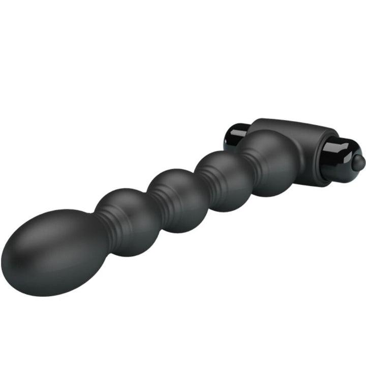 Lynn Silicone Anal Plug 10 Vibrations Black — Black