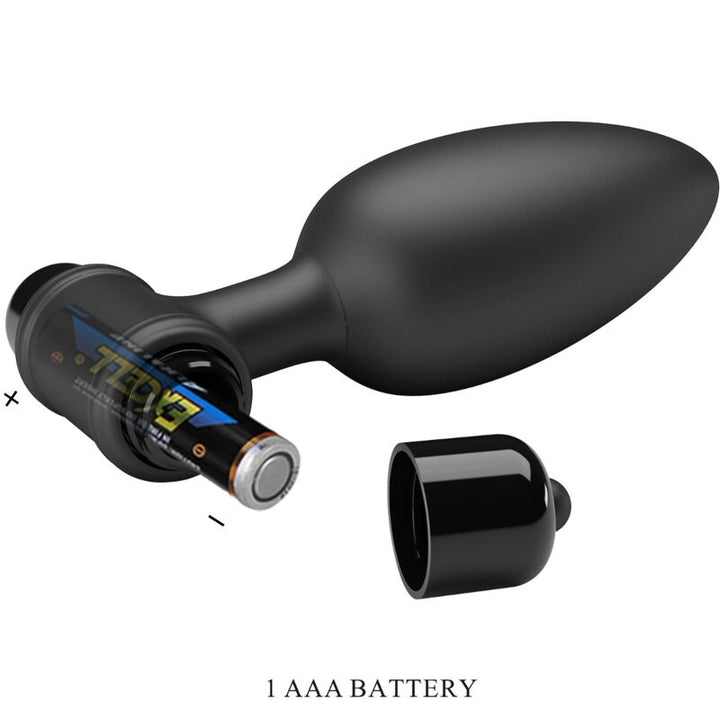 Vibra Butt Plug 2 Anal Plug 10 Vibrations Black — Black