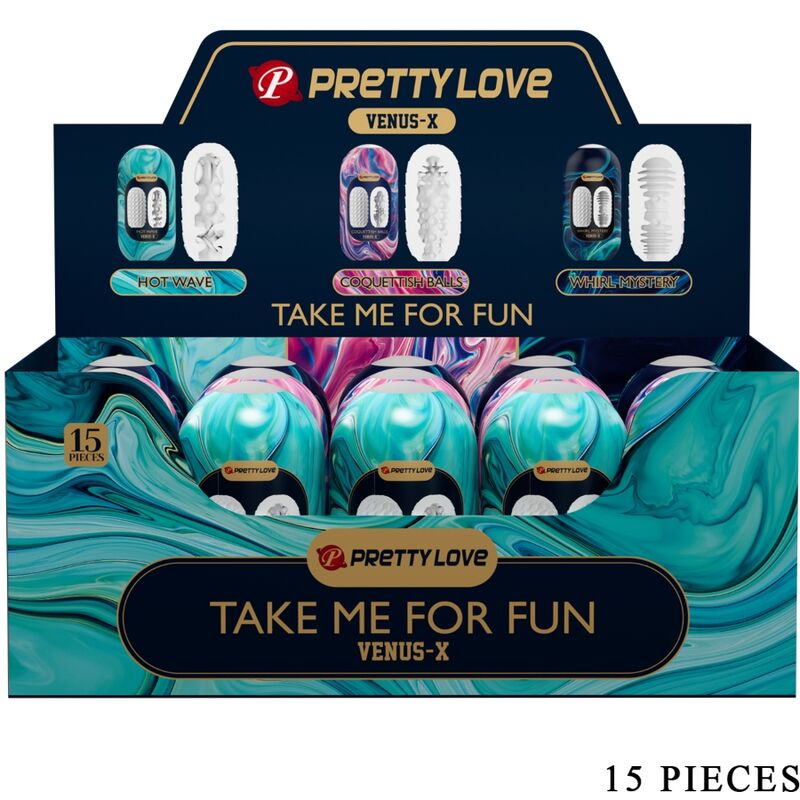 Pretty Love Venus X 15 Silikon-Masturbator für Männer
