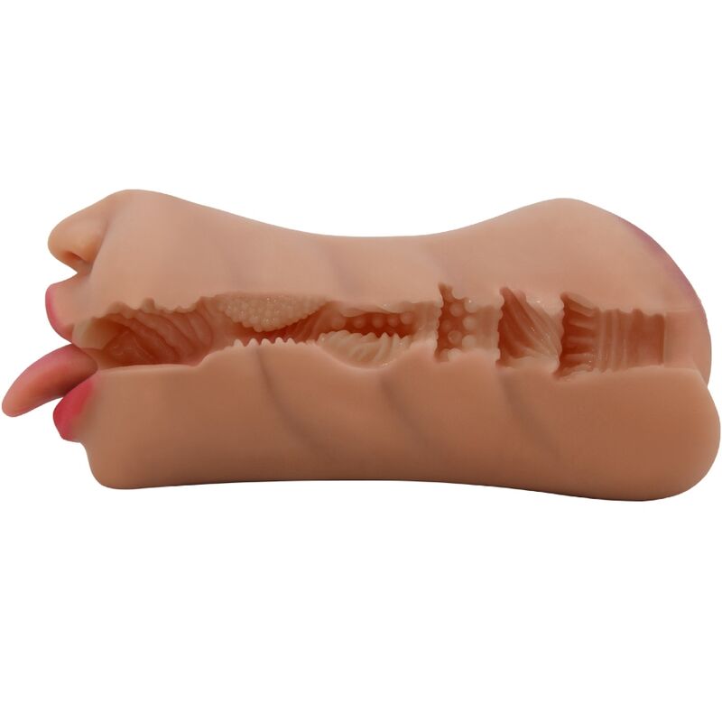 CRAZY BULL - SARAH DOUBLE MASTURBATOR MOUTH &amp; VAGINA FLESH