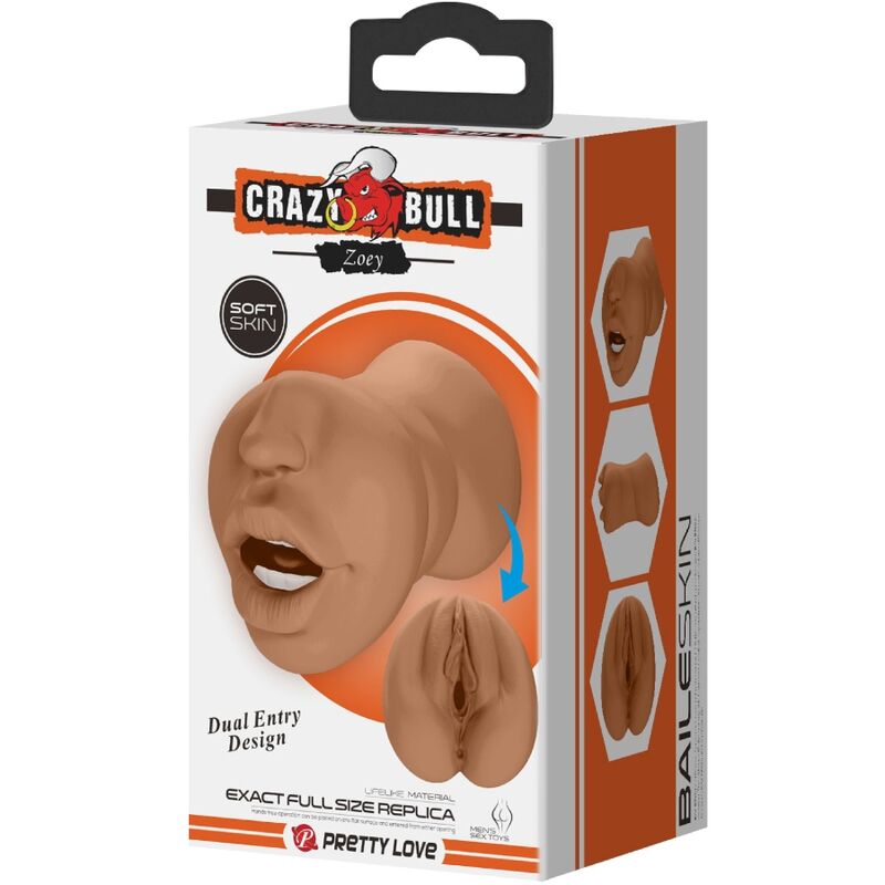 CRAZY BULL - ZOEY DOUBLE MASTURBATOR MOUTH &amp; VAGINA FLESH