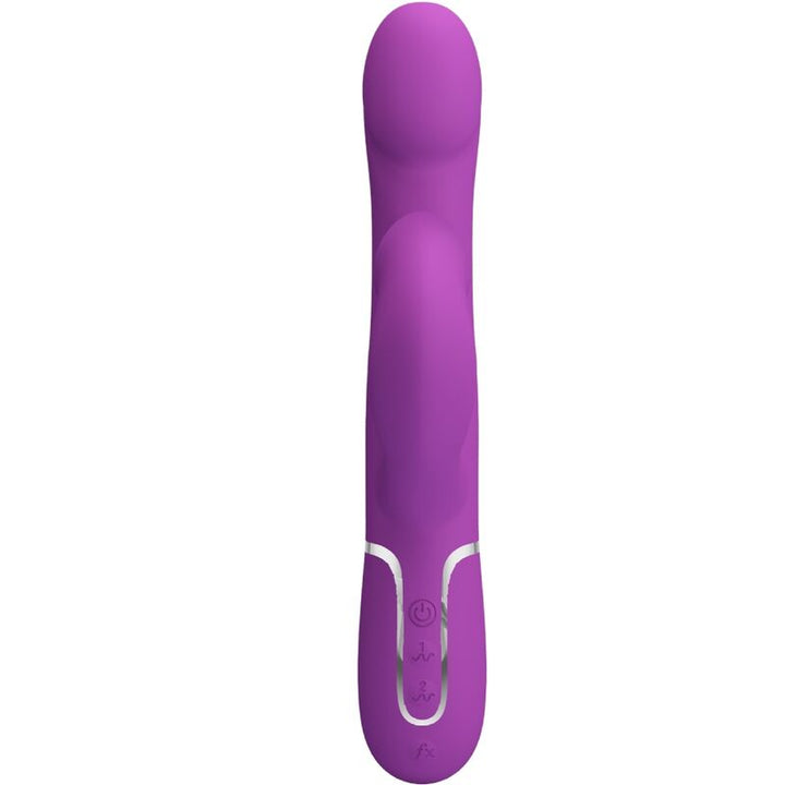 PRETTY LOVE - 4 IN 1 MULTIFUNCTION VIBRATOR &amp; STIMULATOR PURPLE