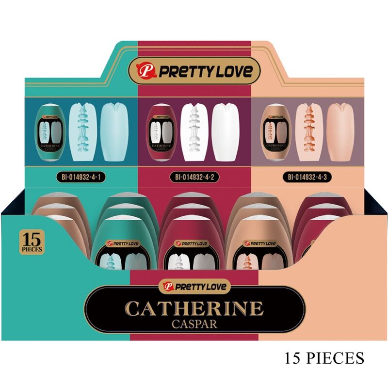 Pretty Love Caspar 15er-Pack männliche Masturbatoren