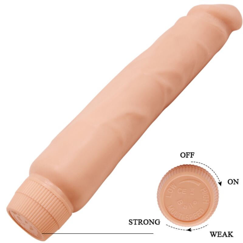 Baile - Jack Realistic Vibrator 26 CM Flesh — Skin TPR