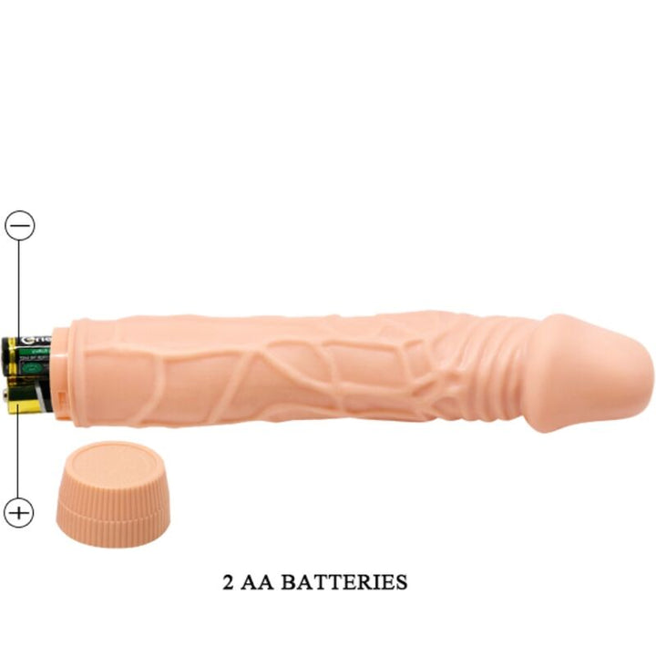 Baile - Bob Realistic Vibrator 22.5 CM Flesh — Skin TPR