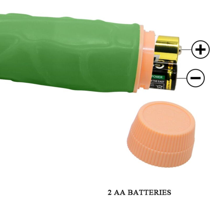 Baile - Bill Realistic Vibrator 22.5 CM Green — Green TPR