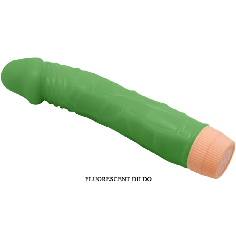 Baile - Bill Realistic Vibrator 22.5 CM Green — Green TPR
