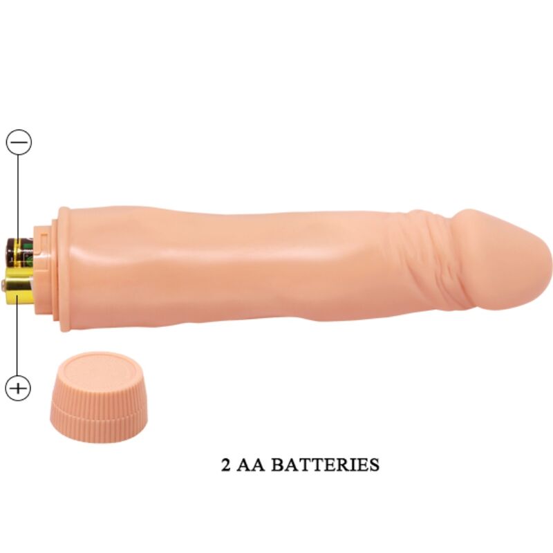 Baile - Dwarf Realistic Vibrator 21 CM Flesh — Skin TPR