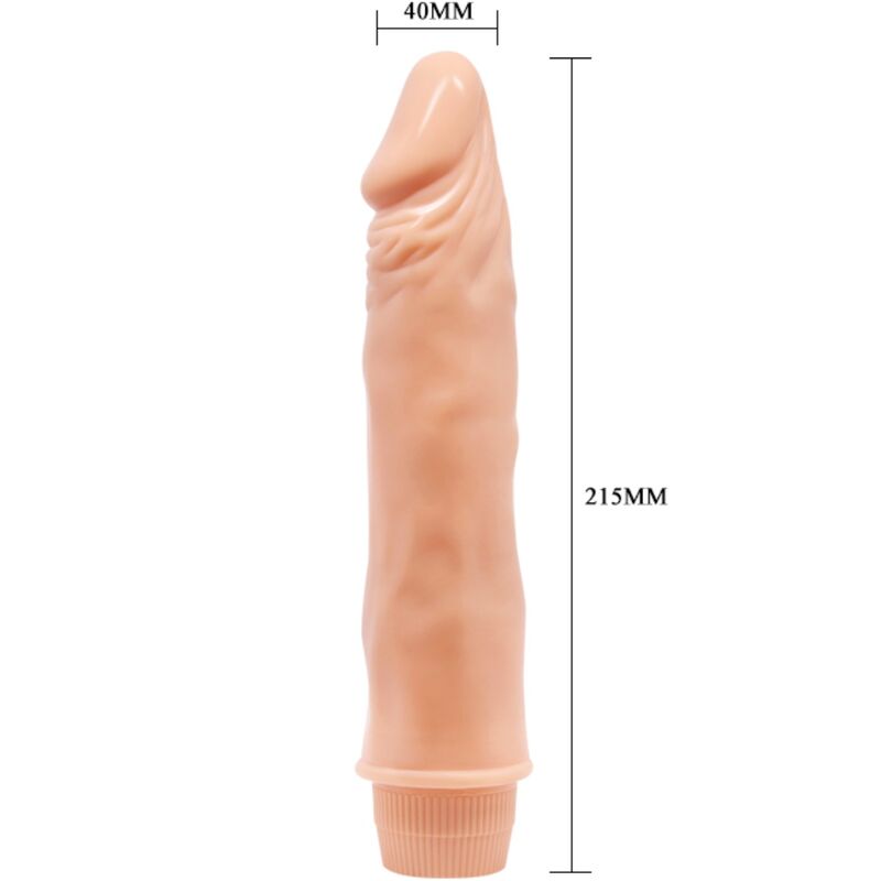 Baile - Dwarf Realistic Vibrator 21 CM Flesh — Skin TPR