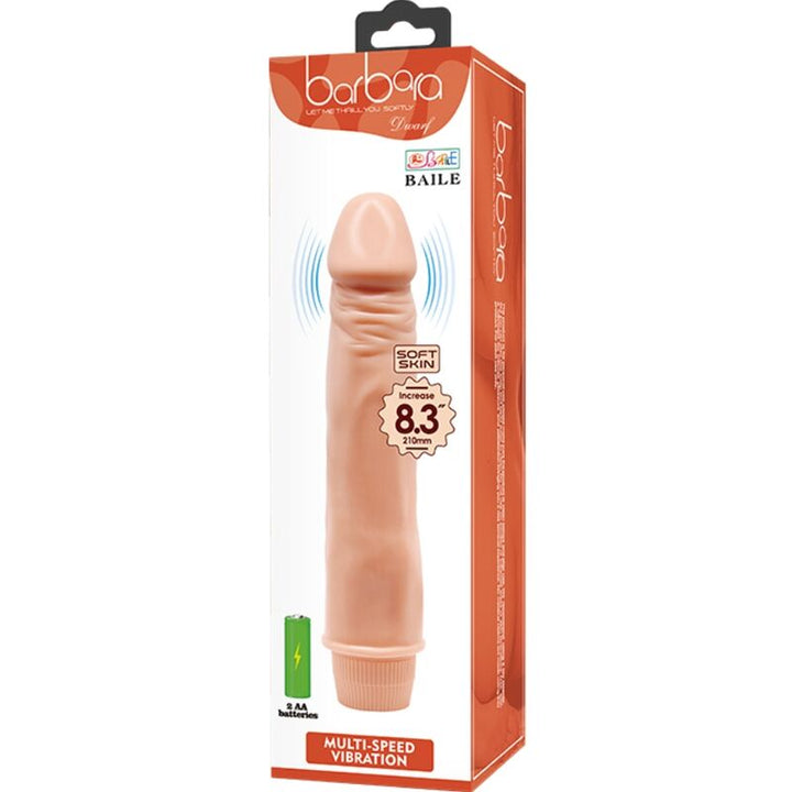 Baile - Dwarf Realistic Vibrator 21 CM Flesh — Skin TPR