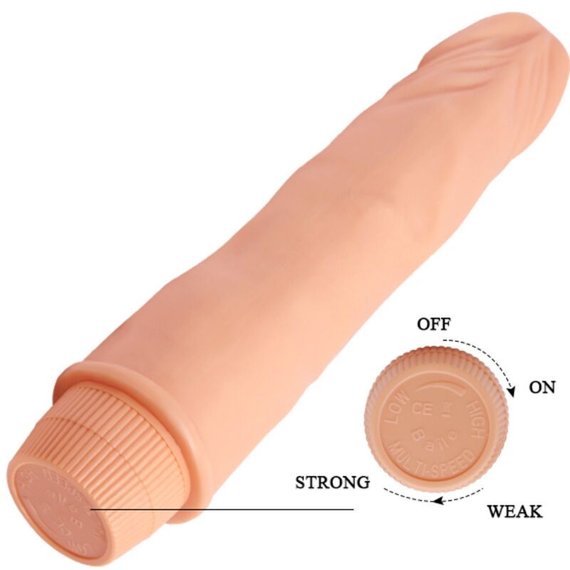 Baile - Dwarf Realistic Vibrator 21 CM Flesh — Skin TPR