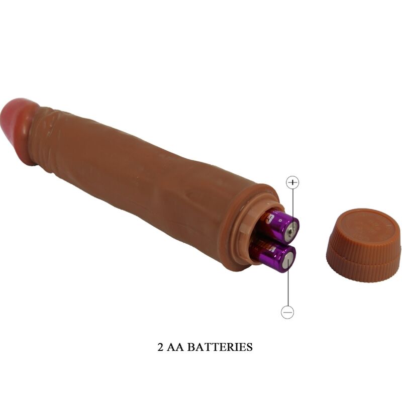 Baile - Dwarf Realistic Vibrator 21 CM Mulatto — Brown TPR