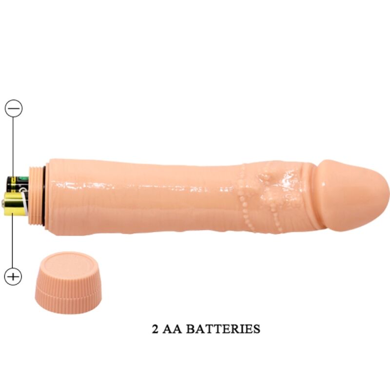 Baile - Dybbuk Realistic Vibrator 24 CM Flesh — Skin TPR