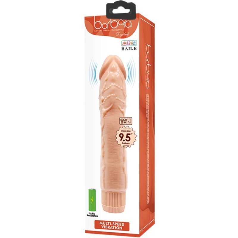 Baile - Dybbuk Realistic Vibrator 24 CM Flesh — Skin TPR