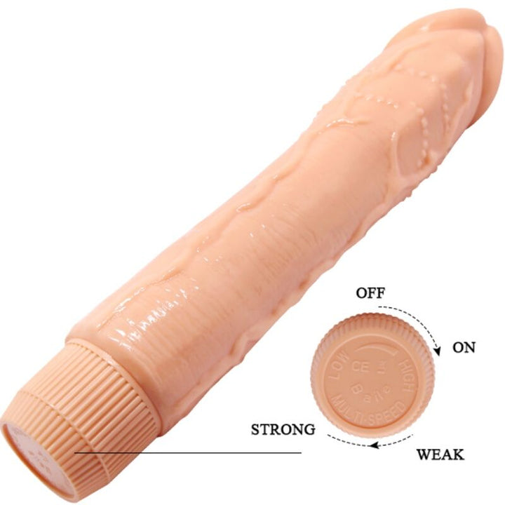 Baile - Dybbuk Realistic Vibrator 24 CM Flesh — Skin TPR
