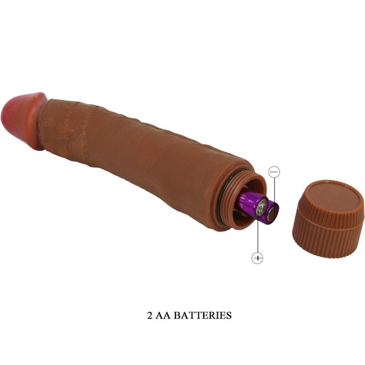 Baile - Dybbuk Realistic Vibrator 24 CM Mulatto — Brown TPR