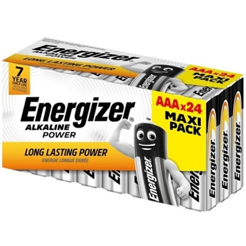 Energizer Alkaline Power AAA LR03 Batterien, 24er-Pack (3x8)