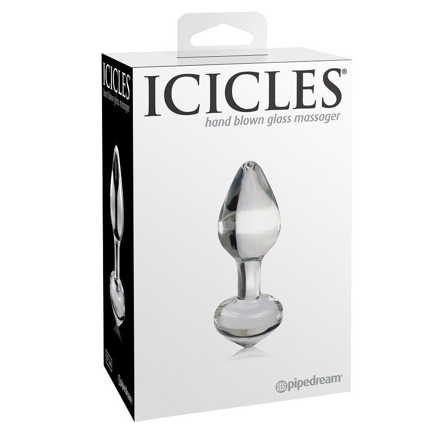 Icicles N. 44 Transparent Plug — clear glass