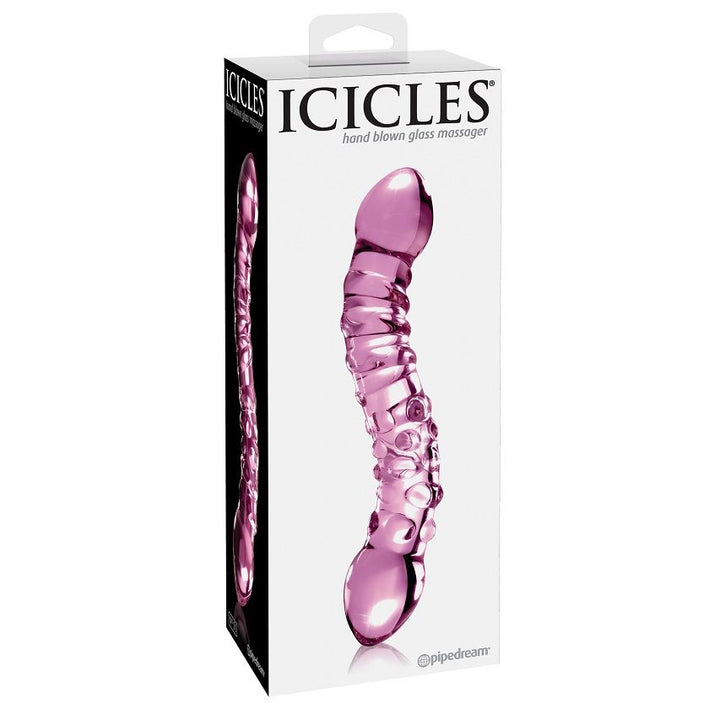 Icicles N. 55 Glass Massager — pink glass