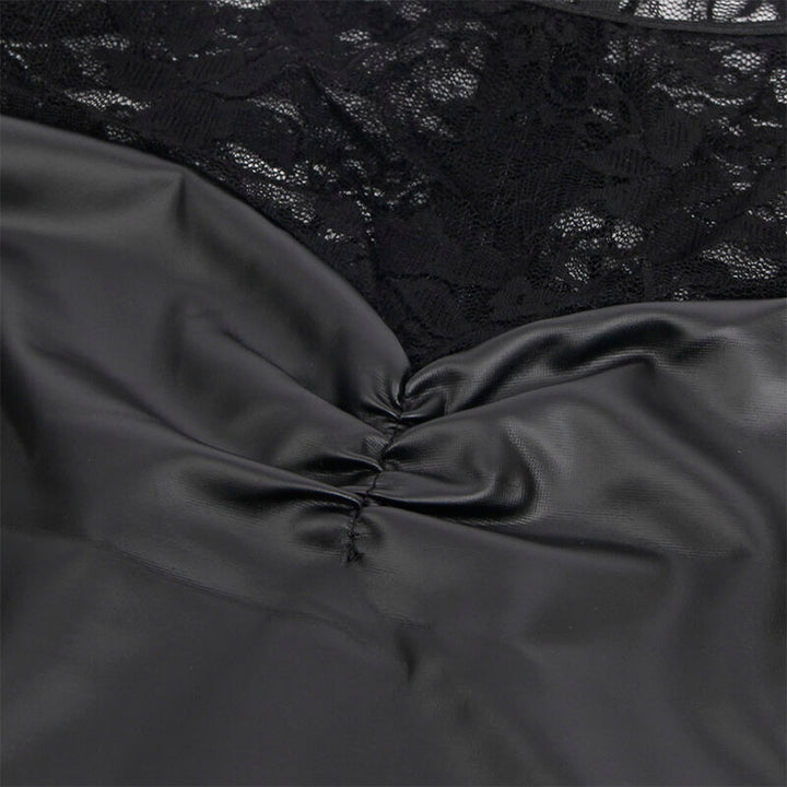 SUBBLIME - 955601 LONG SLEEVED DRESS WITH BLACK LACE L/XL