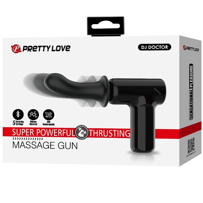 Pretty Love Dj - Doctor Massager 5 Settings Black