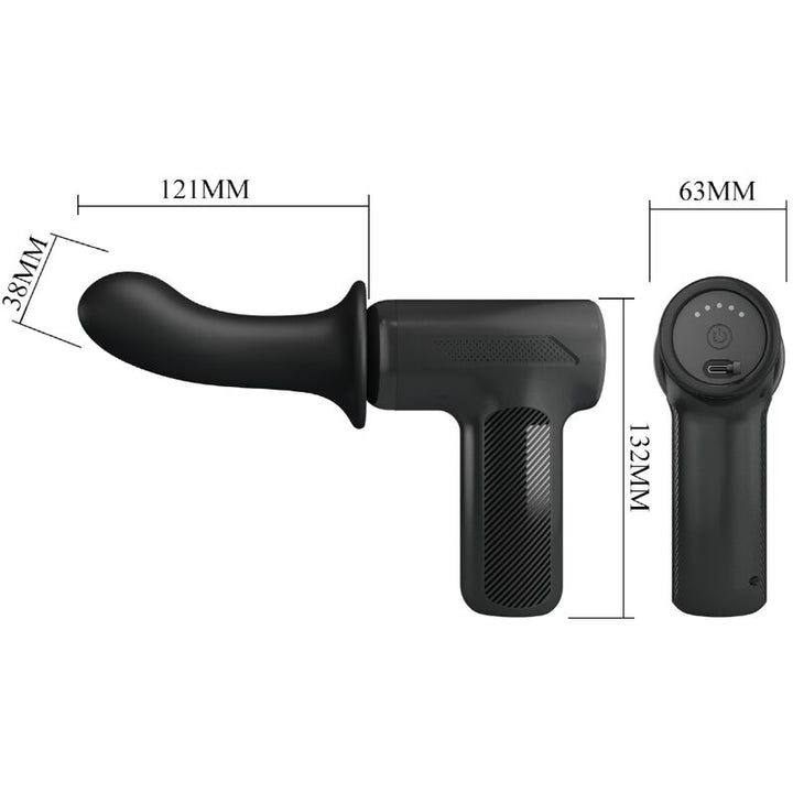 Pretty Love Dj - Doctor Massager 5 Settings Black