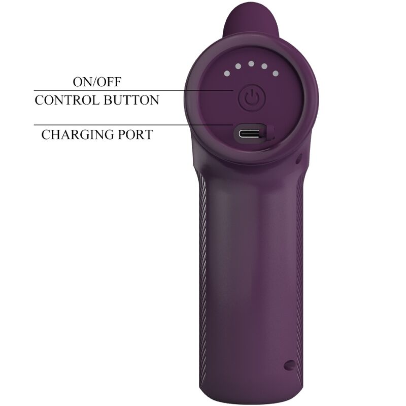 Pretty Love Dj - Scholar Massager 5 Settings Purple