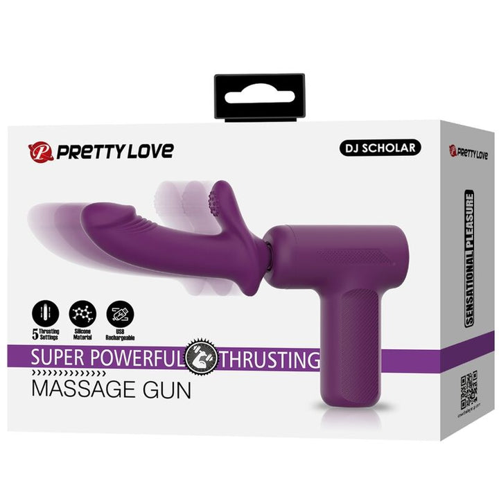 Pretty Love Dj - Scholar Massager 5 Settings Purple