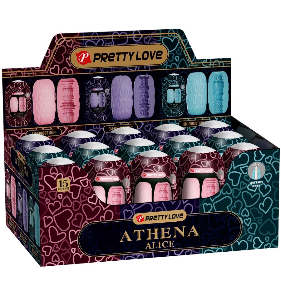 Pretty Love Athena Alice 15er-Pack männliche Masturbatoren